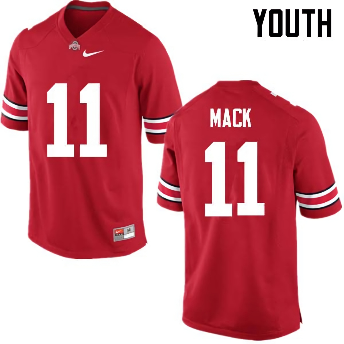 Austin Mack Ohio State Buckeyes Youth NCAA #11 Nike Red College Stitched Football Jersey MST1256XT